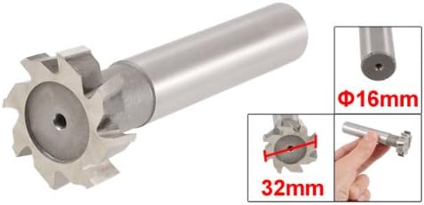 Sourcingmap 1 7/25" x 5/16" HSS AL 8 Flutes T Slot Milling Cutter End Mill w Plastic Storage Box - Image 3