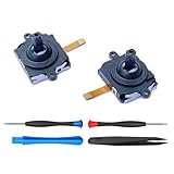 ElecGear 2個のジョイスティック交換用Meta/Oculus Quest, 2, 3, 3Sタッチ コントローラー、VR ヘッドセット アクセサリー 交換用ジョイスティック アナログ サムスティック 修理部品とツールが含まれています