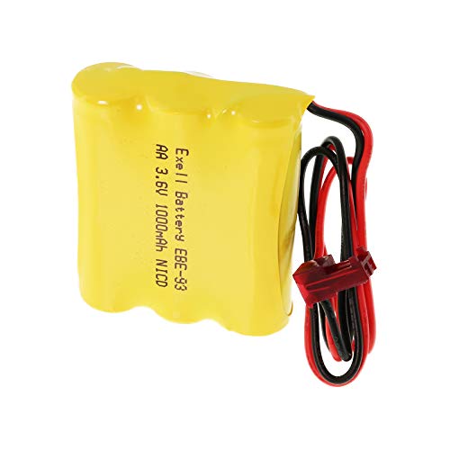 3.6V 1000Mah Emergency/Exit Lighting Battery Fits And Replaces Cooper Industries Lpx70Rwh, Anic0553, Jiangmen Battery 026-148, Max Power Electonics 026-148, Navilite Nnyxsb Anic0553 41B020Ad13301 #TOP1