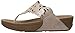 FitFlop Women's Flora Sparkle Flip Flop, Nude, 7 M US