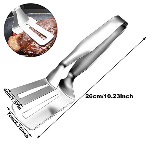 2Pcs Pinze da Griglia con Impugnatura Pinze per