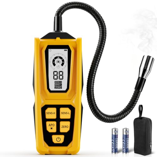 Natural Gas Leak Detector for Home & RV, Handheld Combustible Gas Sniffer