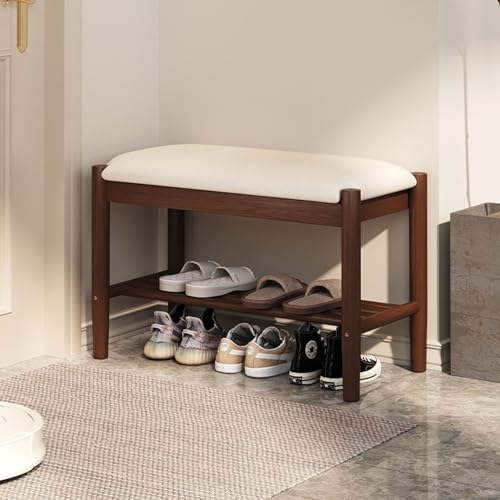 Étagère à chaussures et banc de rangement pour le salon - 5