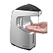 Various Dispensador Automático de Jabón 450 ml Sin Contacto, Desinfectante Sensor Táctil, Montado en la Pared para Baño(Plata)