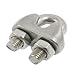 New Lon0167 Stainless Steel Featured Cable Clip Saddle reliable efficacy Clamp for 5/32