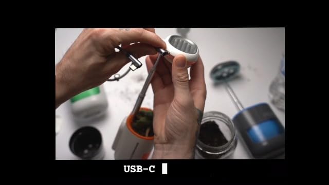 Pico Planter Indoor Garden with Plant Grow Light. This Herb Growing Kit is the Perfect Self Watering Planter. An Indoor Garden for Your Home and Office. Grow with Soil or Soil-Less Hydroponics