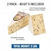Champignon Mushroom Soft-Ripened Cheese, 2.2 kg, Lactose Free, Gluten Free, Vegetarian, 2x 1lbs