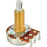 Rotación de baja fricción. Bourns Potenciómetro A500K 500K Audio Logarítmico Eje Largo Partido