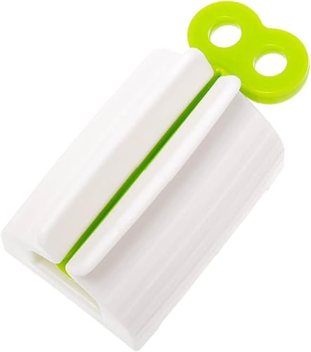 Miniatura 5 de 3 piezas de pasta de dientes exprimida manual de prensa, multifunción, tubo de pasta de dientes, exprimidor facial con clip, suministros de baño (3