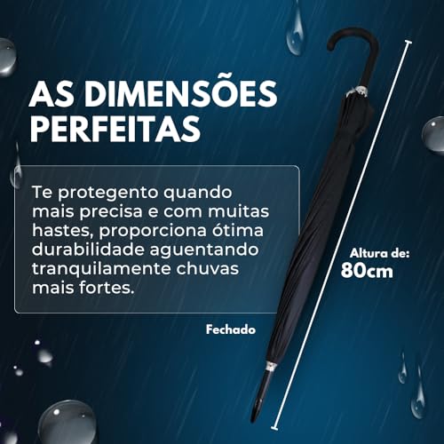 Guarda Chuva, Guarda Chuva Reforçado, Guarda Chuva Reforçado Contra Vento, Guarda Chuva Automático