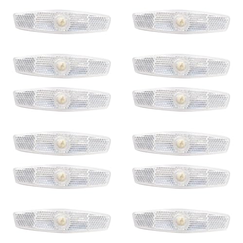 ユニバーサル自転車スポークリフレクター 自転車ホイールライト 反射スポークアクセサリー 簡単取り付け 耐久性バイクホイールリフレクター