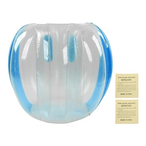 Bubble Bounce Ball, 90x80cm PVC Human Collision Ball Inflatable Body Ball Giant Human Hamster Knocker Ball with 2 Repair Patches for Outdoor Activities, Family Gathering, Game