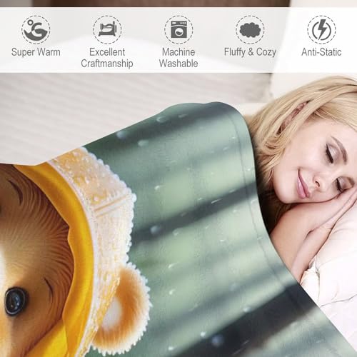 Couverture 3D Ours en flannel premium, texture douce et épaisse - 4