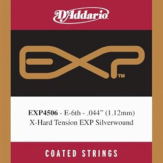D’Addario Corde seule pour guitare classique avec revêtement D’Addario EXP4506, Normal, sixième corde - Les Beatles, Paul McCartney, John Lennon, RIngo Starr, George Harrison