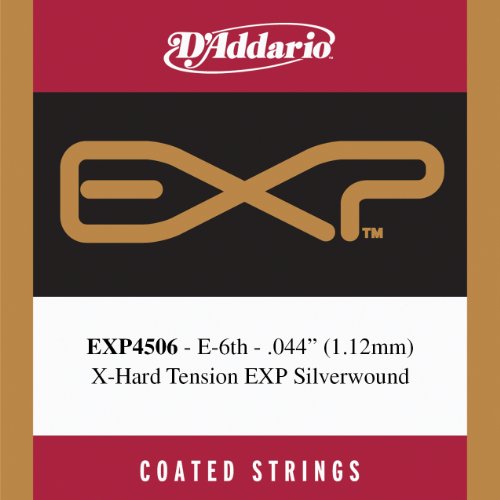 D’Addario Corde seule pour guitare classique avec revêtement D’Addario EXP4506, Normal, sixième corde - Les Beatles, Paul McCartney, John Lennon, RIngo Starr, George Harrison D'Addario Corde seule pour guitare classique avec revêtement D'Addario EXP4506, Normal, sixième corde