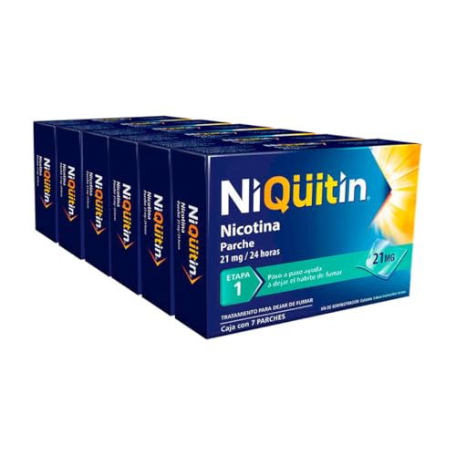 La mejor comparación de Nicolee al mejor precio. 25 NiQuitin Etapa 1-6 Pack Tratamiento Para Dejar De Fumar