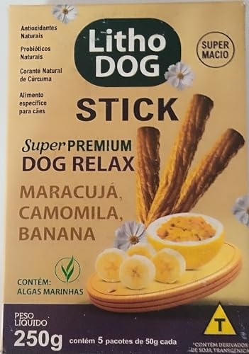 Petisco Calmante para Cães LITHO DOG Stick Palitos Macios • Antie...