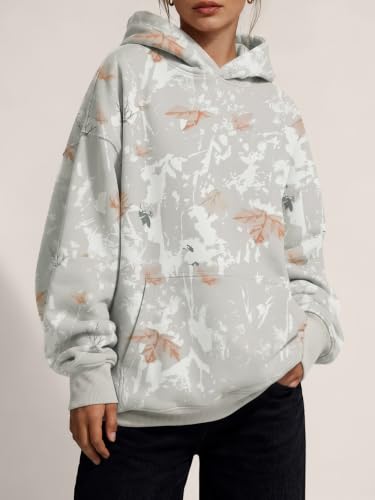 Image of Trendy Queen Women Oversized Hoodies Fall Outfits | Gentle Skin Feel, Aesthetic Drop Shoulder, Large Kangaroo Pocket, Seamless Daily Outfit Match
