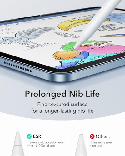 ESR 2 Pack Paper-Feel Screen Protector for iPad 11th/10th Generation A16 (11/10.9 Inch, 2025/2022), Write and Draw Like on Paper, Scratch Protection with Easy Application Tray, Thin and Responsive - Image 7