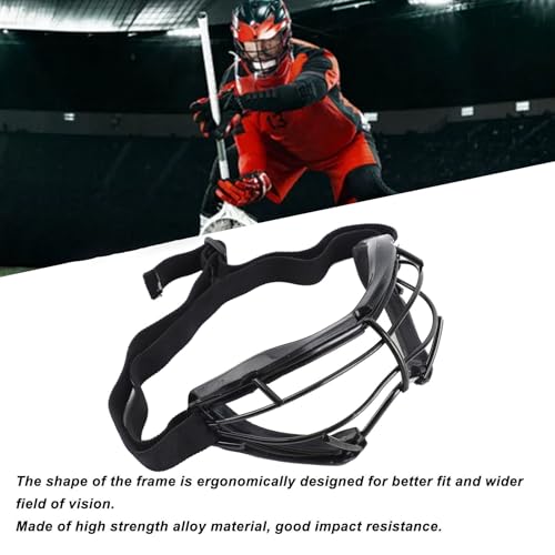 Zohisin Lacrosse Goggles for Women and Girls Field Hockey Goggles with Silicone Anti Slip Texture and Ferroalloy Frame Ideal for Training and Competitive Play Offering Effective - Thumbnail 4