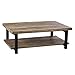 Bolton Furniture Pomona 48" L Metal and Reclaimed Wood Coffee Table