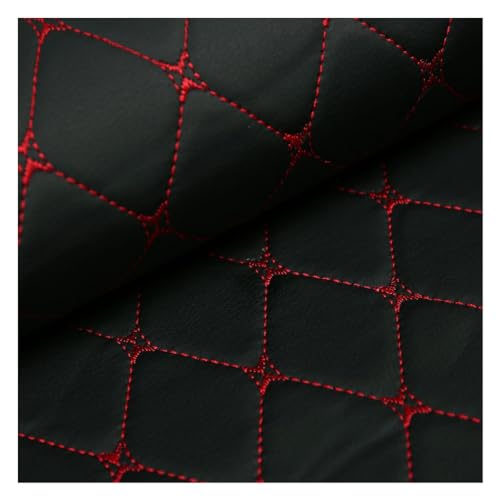 Simili cuir au mètre noir 1.4x6m pour canapé et tapisserie