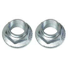 2 Cru Front or Rear Axle Hub Peen Crown Nut 20mmx1.50 2007-12 Grizzly YFM350 IRS
