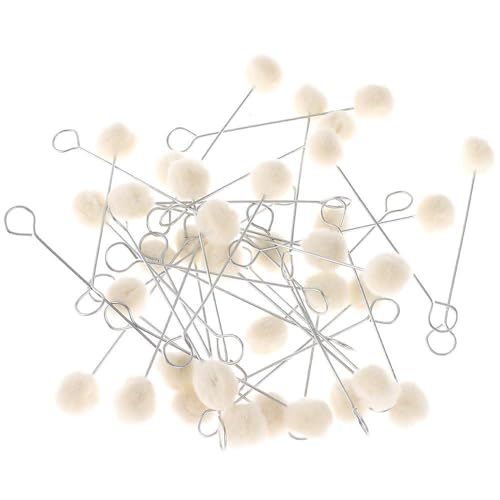 hobbyhub 100 pacotes de pincéis de lã para tintura de couro, ferramentas de artesanato de couro com