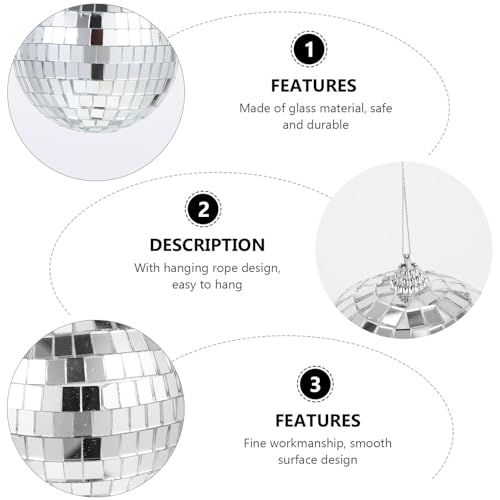 Boules à facettes disco suspendues 40 pcs pour intérieur