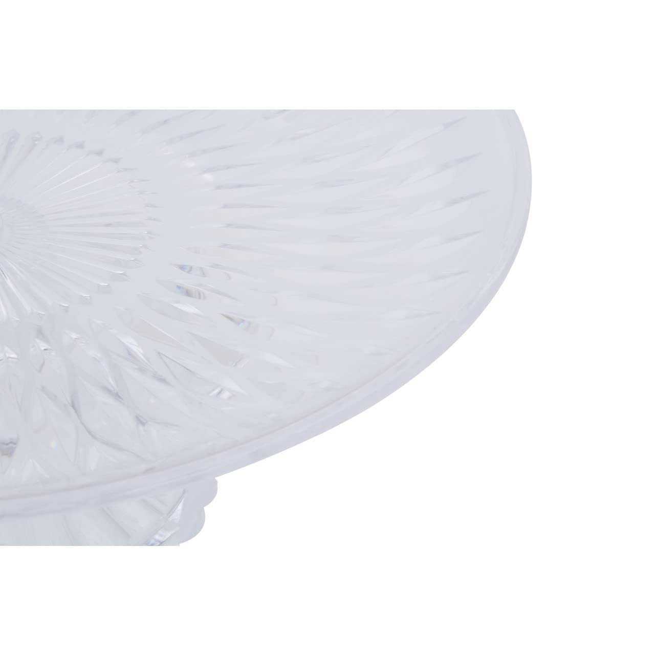 Orsina Clear Acrylic Cake Stand With Dome LidGraceful Glass Cake Stand And Dome CoverClear Acrylic Cake Holder from B&Q