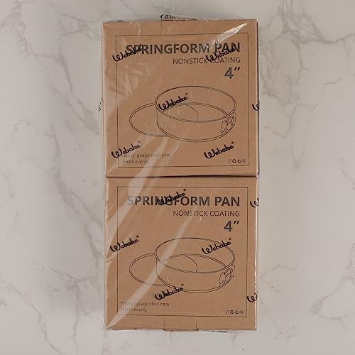 Webake 2 Pezzi Tortiera Apribile Stampo a Cerniera...