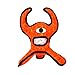TUFFY Alien Durable Dog Toy, Red