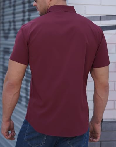 Chemises Zealburst homme boutonnées en tissu léger d'été