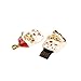 Produktbild Altsommer Weihnachtsmann-Kopf Muster USB 128MB-128GB Flash Metall MiniUSB Stick,Speicherstick Flash Drive USB,Memory Stick USB,Flash Memory Speicher Stick Speicher Daumen U Disk (D 16GB)