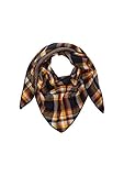 mit Karomuster s.Oliver Damen 201.11.899.25.276.2051813 Winter-Schal, Dark Blue Check, 1