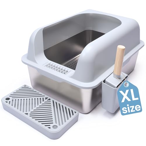 CVG GOODS XL Stainless Steel Sifting Litter Box-23