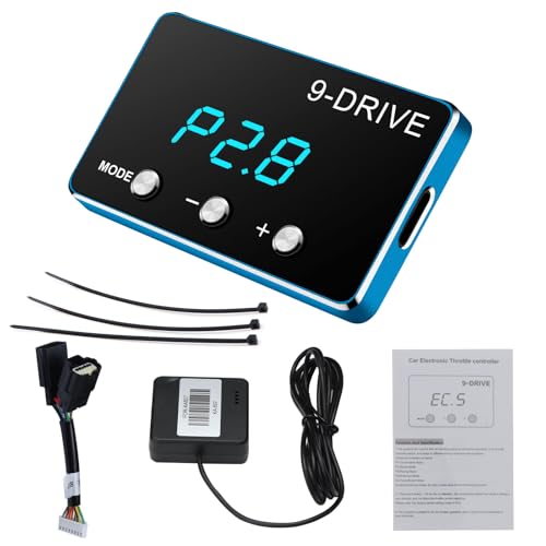 Throttle Response Controller 9 Drive 9-Mode Universal Smart Electronic Racing Accelerator For Dodge Maserati Jeep Chrysler (F1-807-blue)