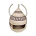 Cat Bed Basket,Woven Cat House, Rattan Cat Cave Basket,Large Size Cat Home, African Handmade Basket for Cat Bed (Small)