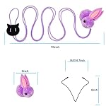 ZPH Cat Toys Interactive for Indoor Cats,2PCS Retractable Cat Wand,9PCS Teaser Toys&1PCS Hanging Door Lure Kitten Toy,Interactive Feather Toy for Teaser Play and Chase Exercise with Kitten - Image 4