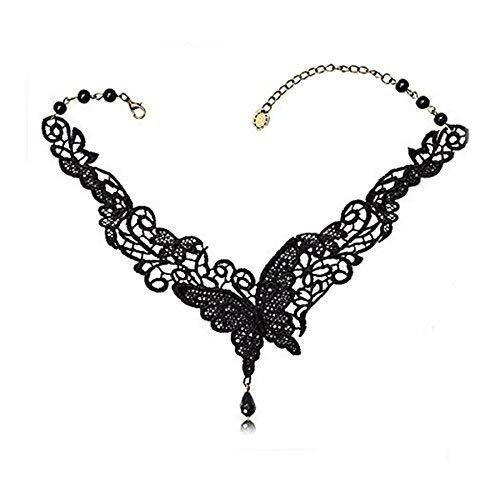 Collier ras de cou papillon pour sublimer une robe de soirée chic