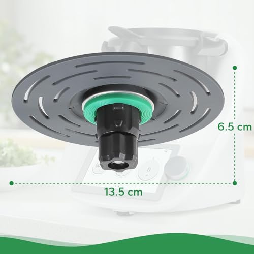 Inwee Części zamienne do noży mieszających stołu obrotowego dla Thermomix TM6, zamiennik noża do Thermomix TM5, akcesoriów Thermomix, ochrona żywności, osłona noża