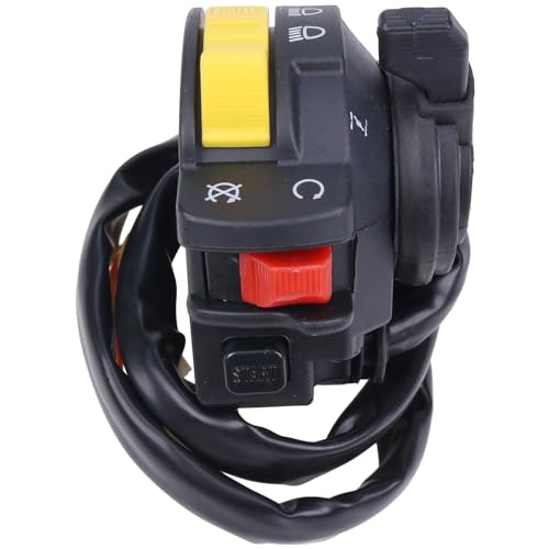 WQSING Scheinwerferschalter links passend für Suzuki Eiger 400 LT-A400 LT-F400 Kingquad 400 Vinson 500 Ozark 250 Quadsport 250 Quadmaster 500 Quadrunner 500 37400-27H00 37400-09F02