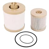 JEEFHO FD4616 Diesel Fuel Filter Compatible with Ford 6.0L Super Duty F250, F350, F450, F550