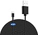 MOYEEL 42.5Ft(13M) Power Extension Cable for Wyze Cam/Wyze Cam Pan, Blink XT Cam, Yi Camera, NestCam Indoor and Quick Charge Power for Home Security Camera (Black)