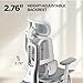 Hbada E3 Air Ergonomic Office Chair, Big and Tall Office Chair - with 3-Zone Dynamic Lumbar Support, 3D Adjustable Headrest, 3D Adjustable Armrests, Swivel, Grey(No Footrest)