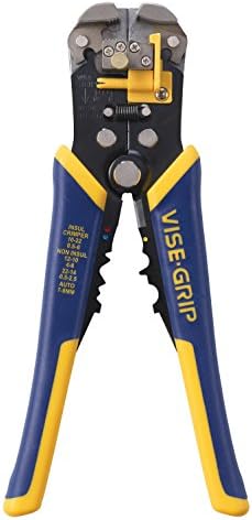 IRWIN VISE-GRIP Abisolierzange, 5,1 cm Backe, schneidet 10–24 AWG, ProTouch-Griff für maximalen Komfort (2078300)