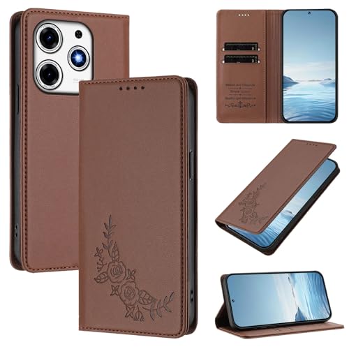 �Ή��@�� for Tecno Spark Go 2024,�Ή��@�� for Tecno Pop 8 / Pop 10C �t���b�v���X�^���h �}�O�l�b�g�J�� �E�H���b�g�^�P�[�X Brown