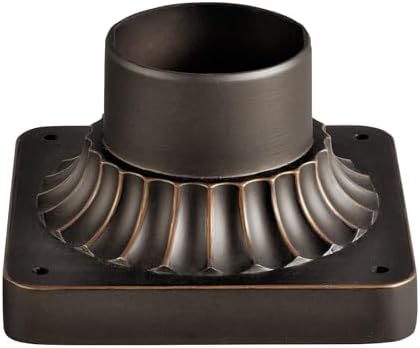Kichler Pedestal Mount Adapter Light, Rubbed Bronze image 3