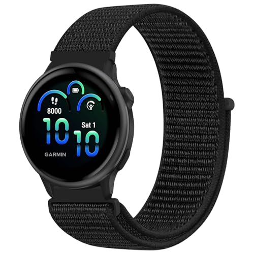 [MosFoil] Garmin Forerunner 570 42mm/Vivoactive 6/5/Forerunner 165/vivomove Trend �Ή� �����o���h �x���N���f�U�C�� 20mm �����x���g �K�[�~�� ���B���H�A�N�e�B�u 6 