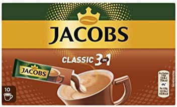 Jacobs Classic Coffee Sticks 3 in 1 (10 Pc)